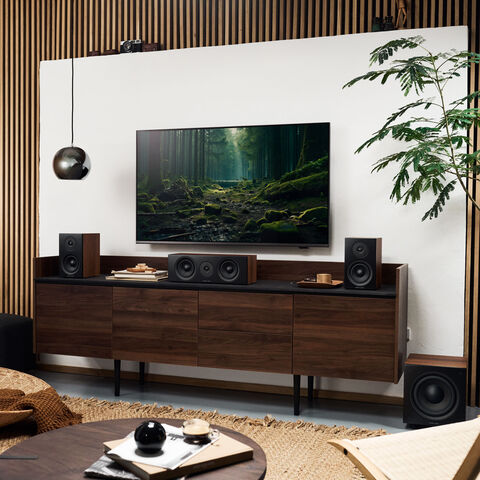 Argon Audio FORUS 4 – betaalbare hifi-wandluidspreker Notenhout