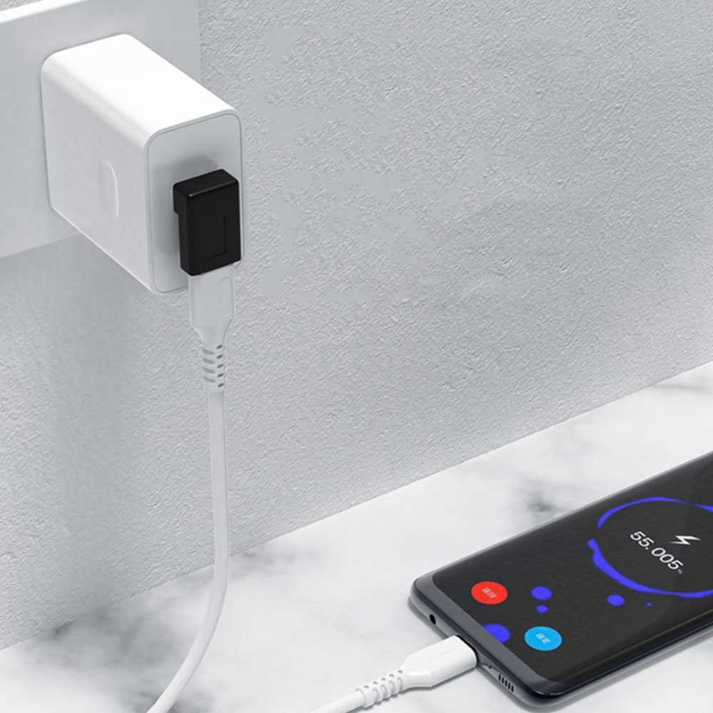 (2er Set) Enkay - USB C auf USB A Adapter 90 Grad-Winkel 5 Gbit/s (Winkel abwärts) - Schwarz