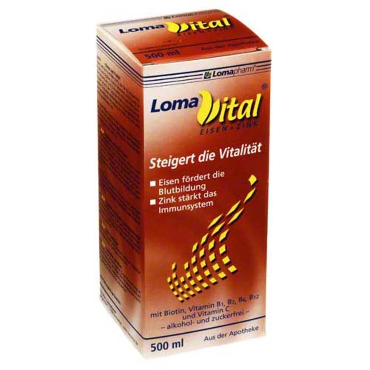 Lomavital Eisen + Zink flüssig, 500 ml