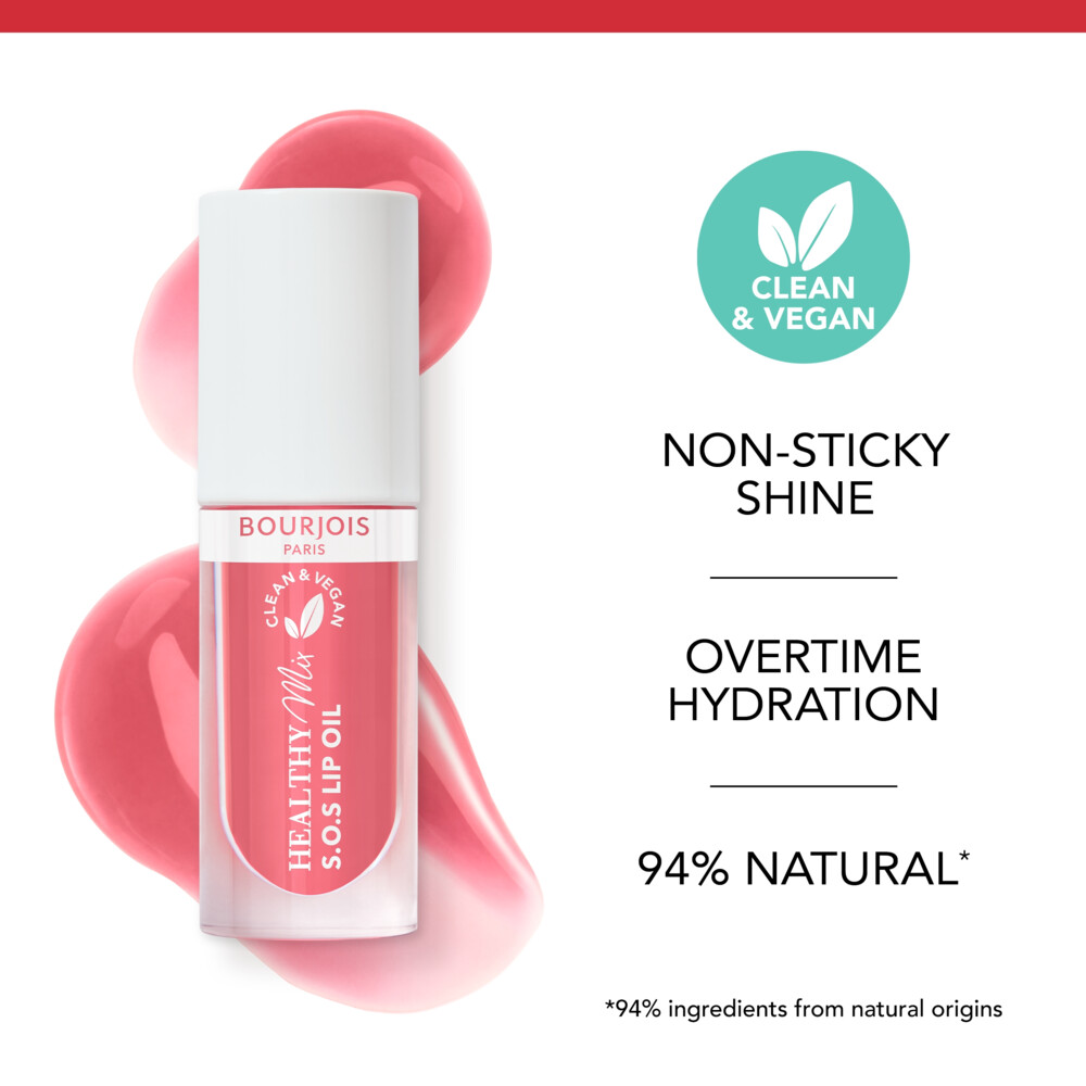 Bourjois Healthy Mix Clean S.O.S Lip Oil 04 Pink Passion4,5 ml
