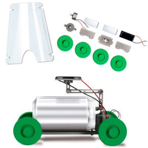 4m green science bouwset solar rover