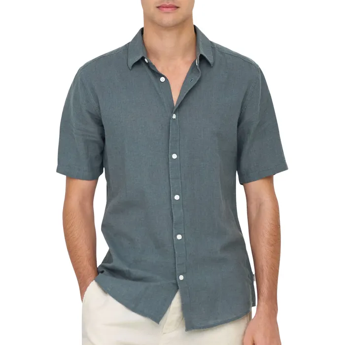 Only & Sons Caiden Solid Linen Overhemd Heren