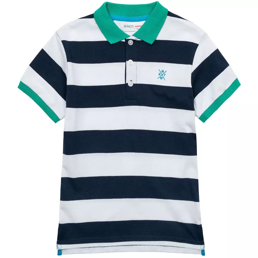 MINOTI  Poloshirt WeißDunkelblau