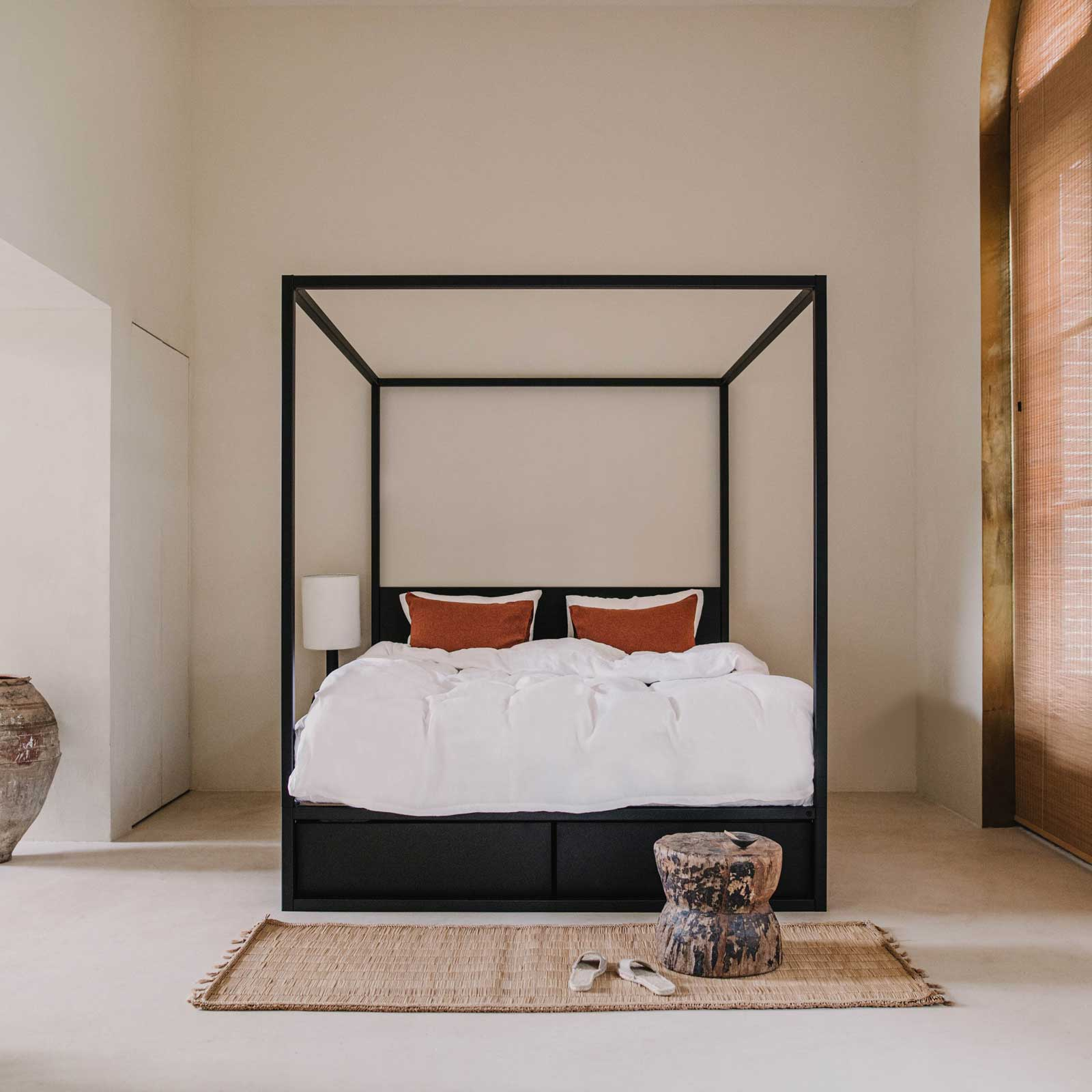 Lade voor bedframe °01 en °02 | Zwart voor 180 x 200 cm (per stuk)