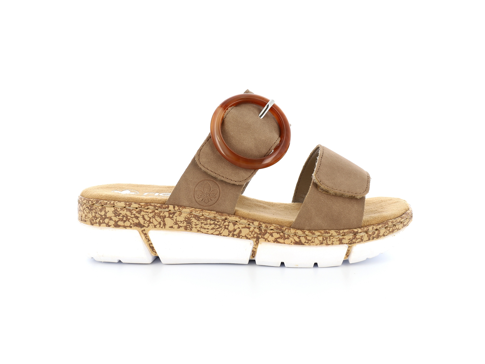 Rieker-V2392 Synthétique Beige Foncé