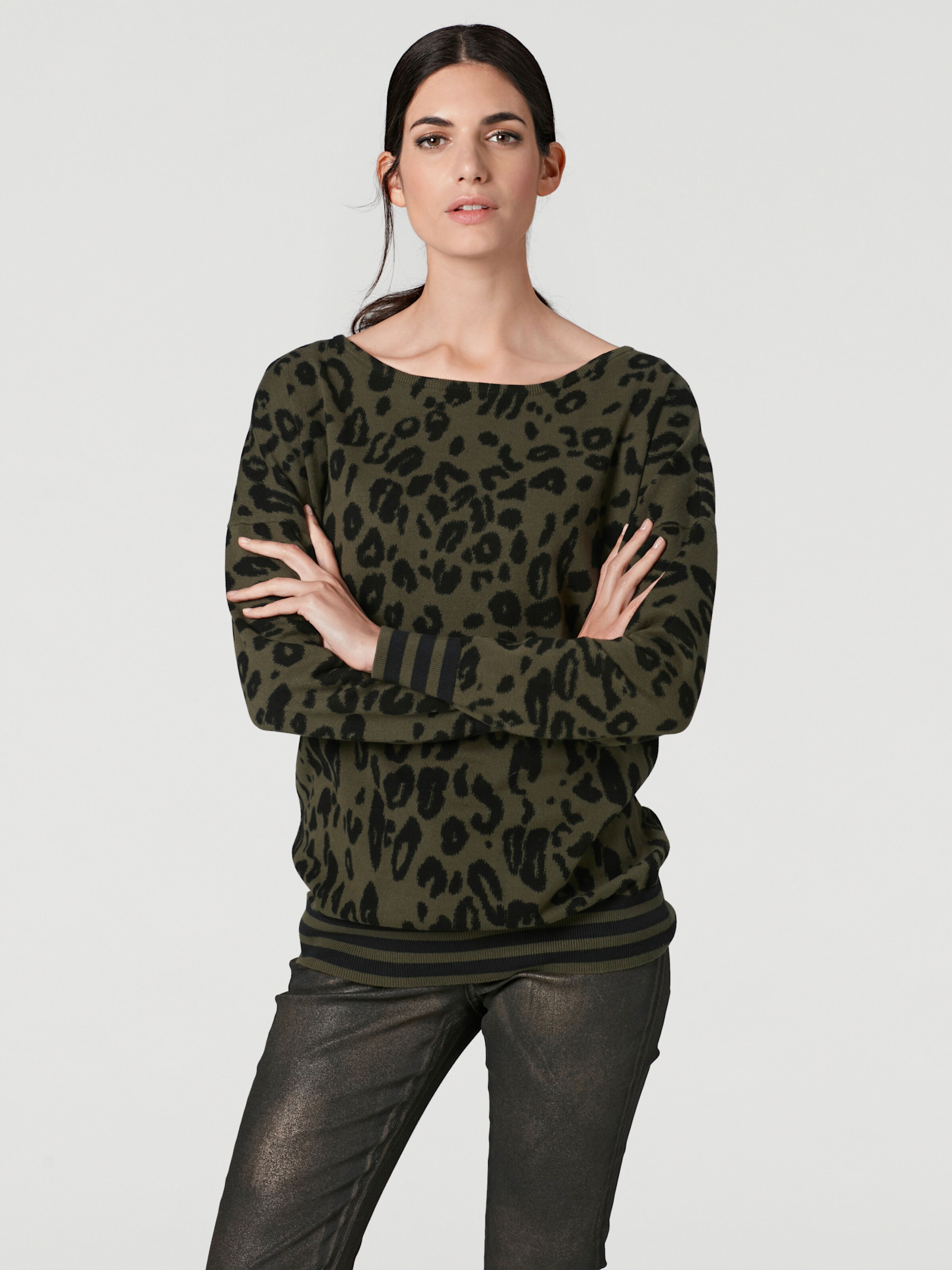 Druck-Pullover