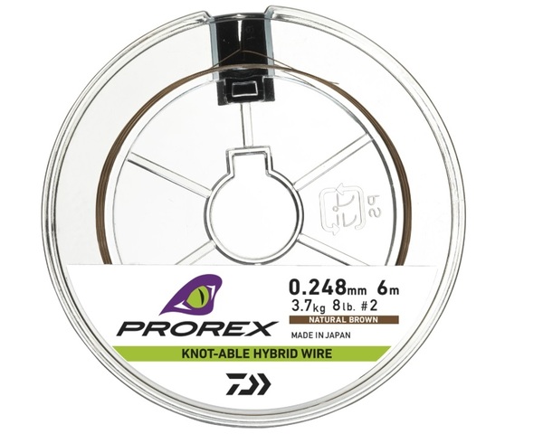 Fil métallique nouable hybride Daiwa PX 6m Marron