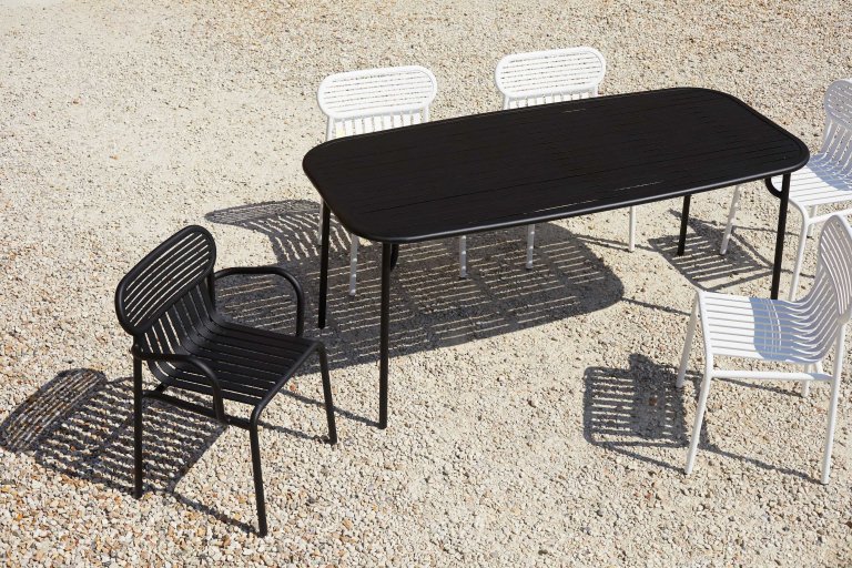 Petite Friture Week-end tuintafel 220x85 zwart