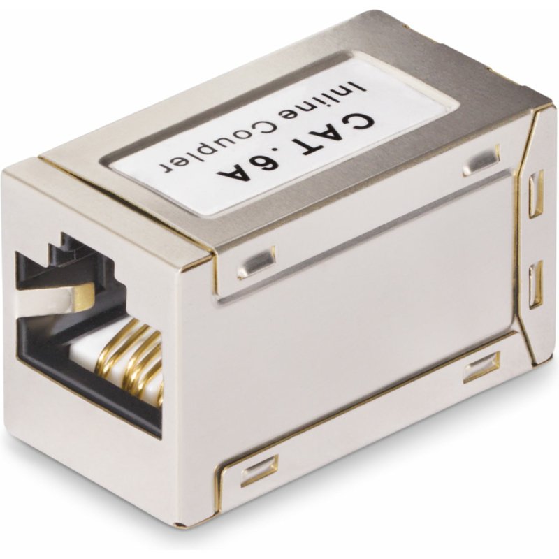 StarTech.com Coupleur RJ45 Blindé, Coupleur en Ligne Cat6a, Coupleur RJ45 Femelle vers Femelle (F/F) Brochage T568B, Extension de Câble Ethernet Blindé