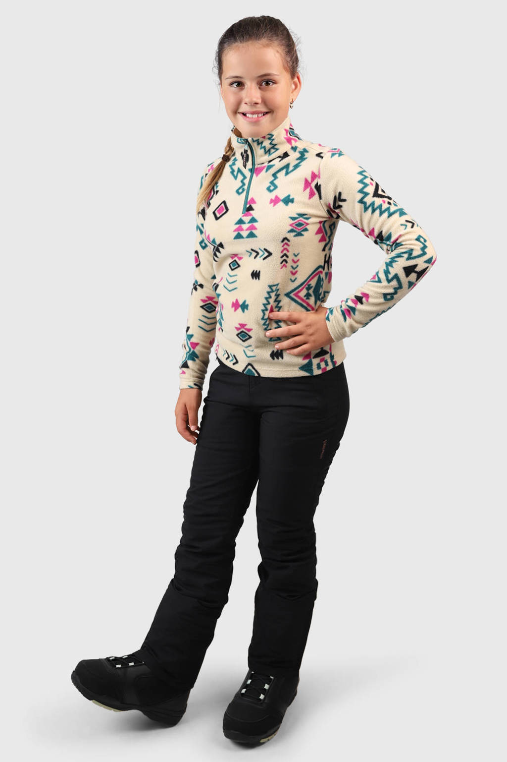 Brunotti skipully Mismy-Nordic ecru/roze/blauw
