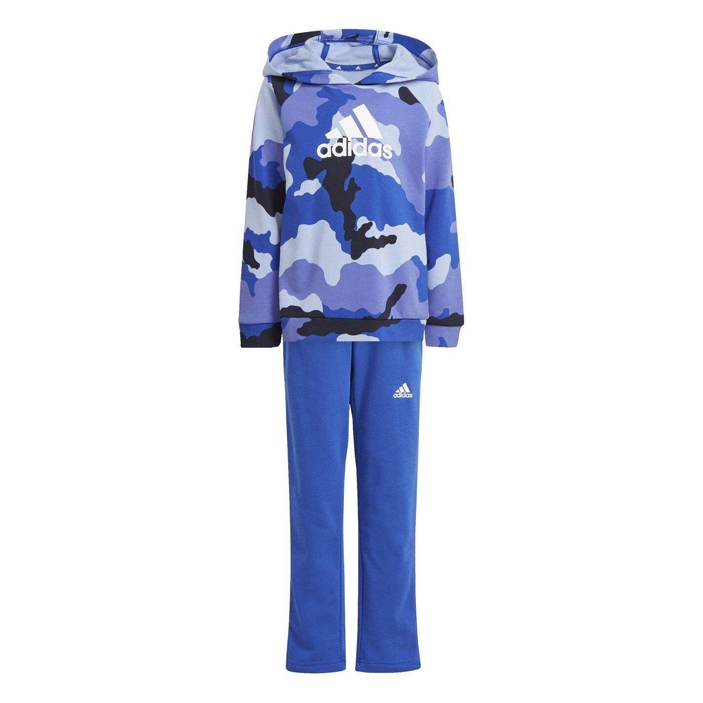 adidas Essentials Allover Print Hoodie Set Kids