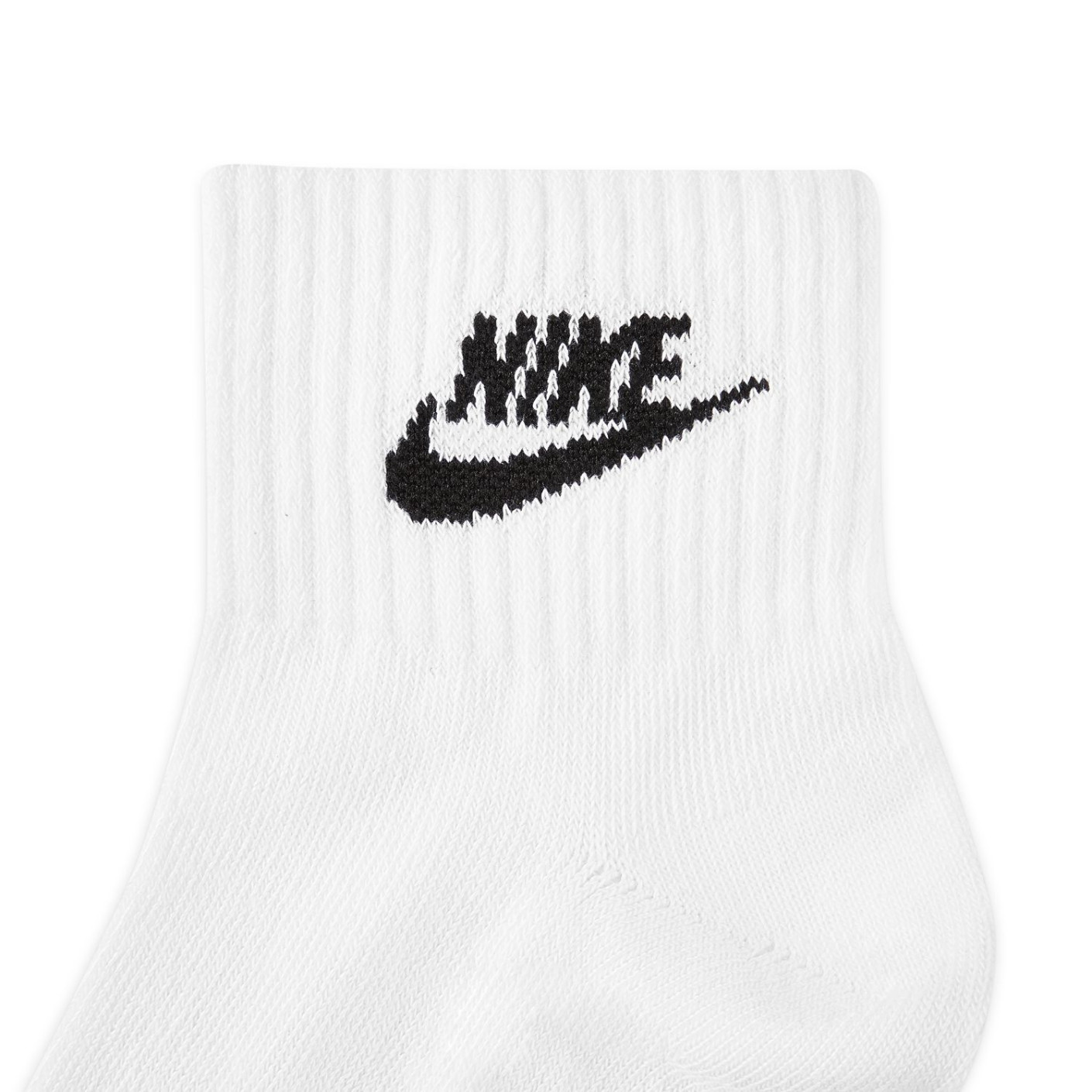 Nike Sportswear Everyday Essential Korte Sportsokken 3-Pack Wit Multicolor