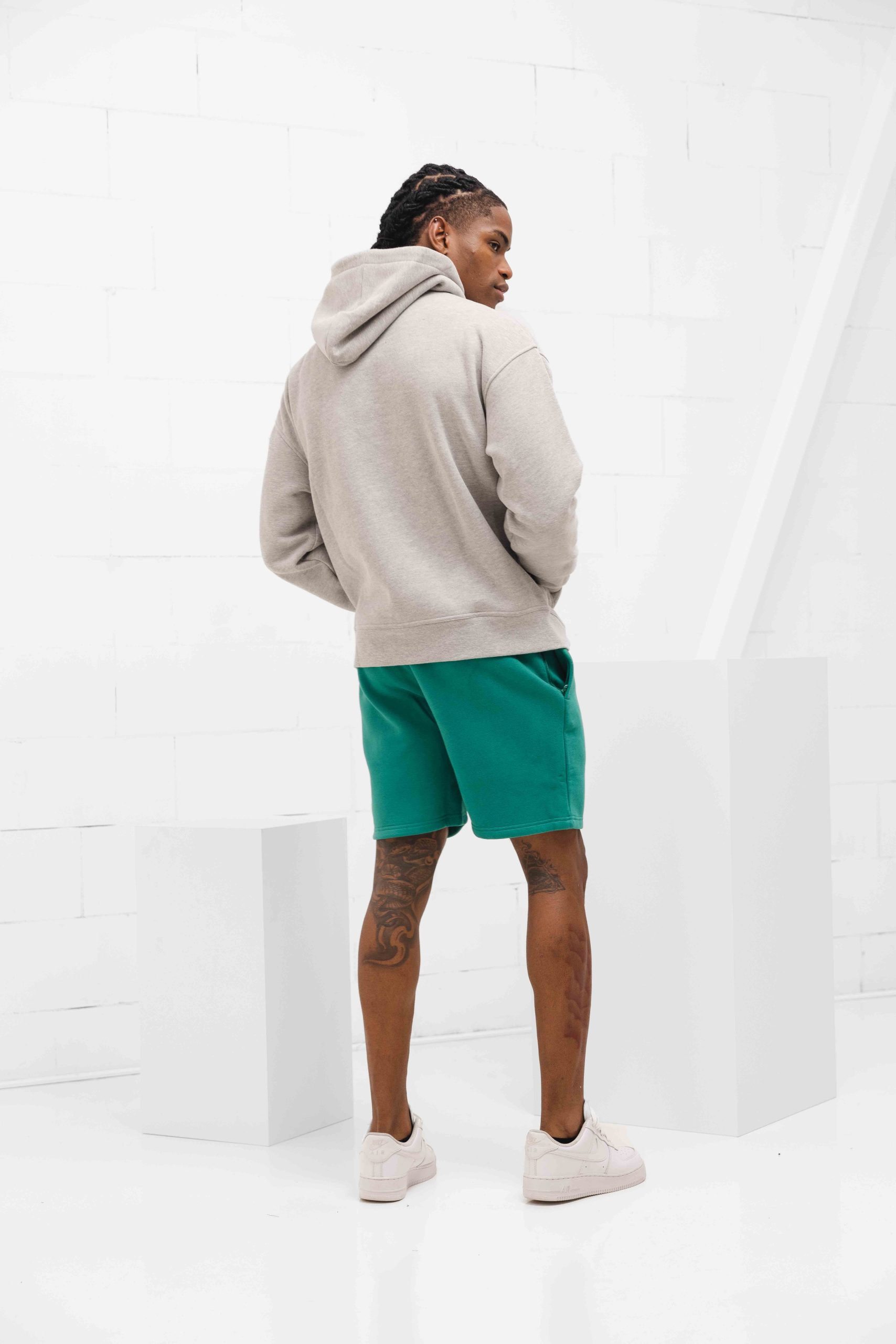 2MORROWSHYPE Comeback Korte Broek Heren Groen