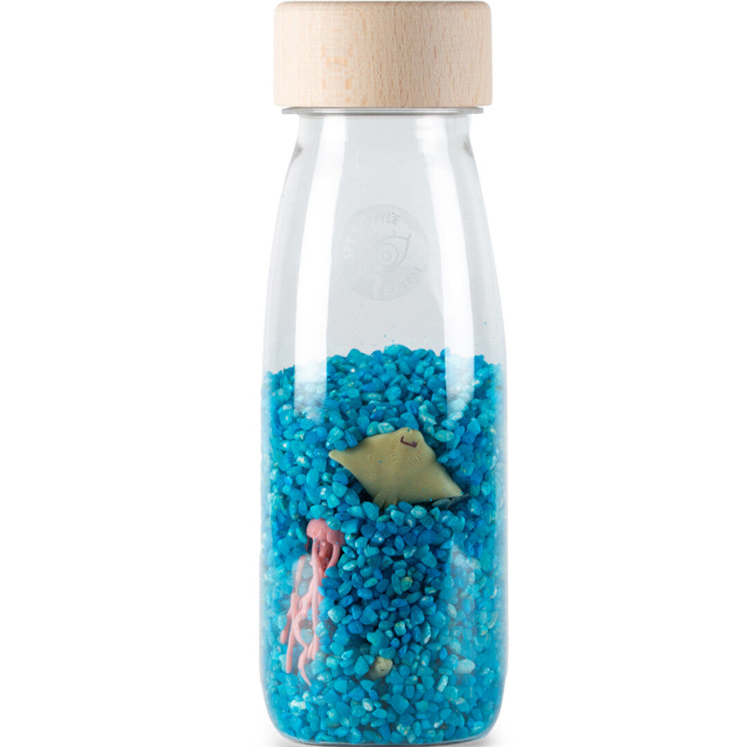 Petit boum sensorische fles spy - sea