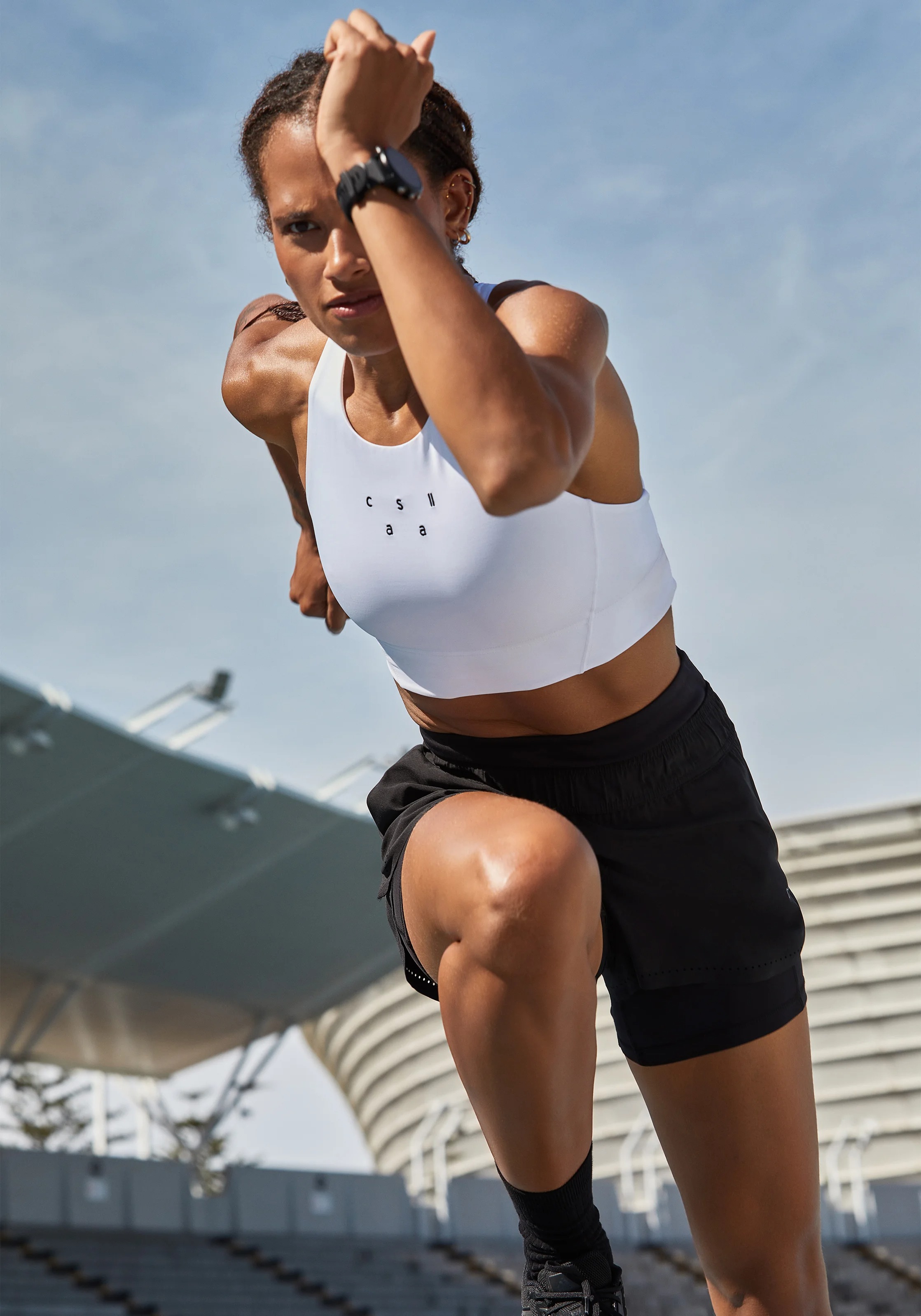 Shaping Double Shorts Dame Black