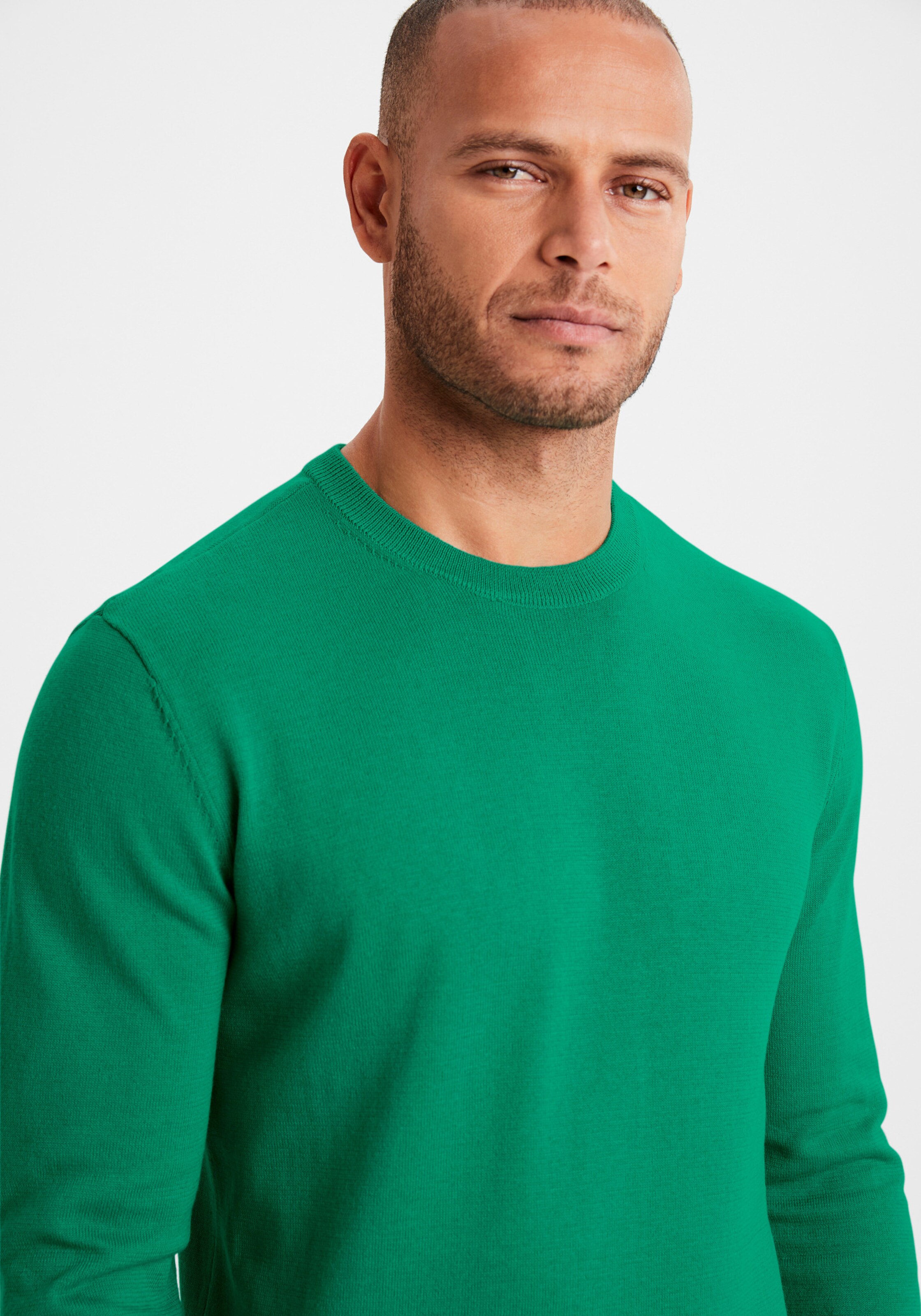 H.I.S Strickpullover in grün