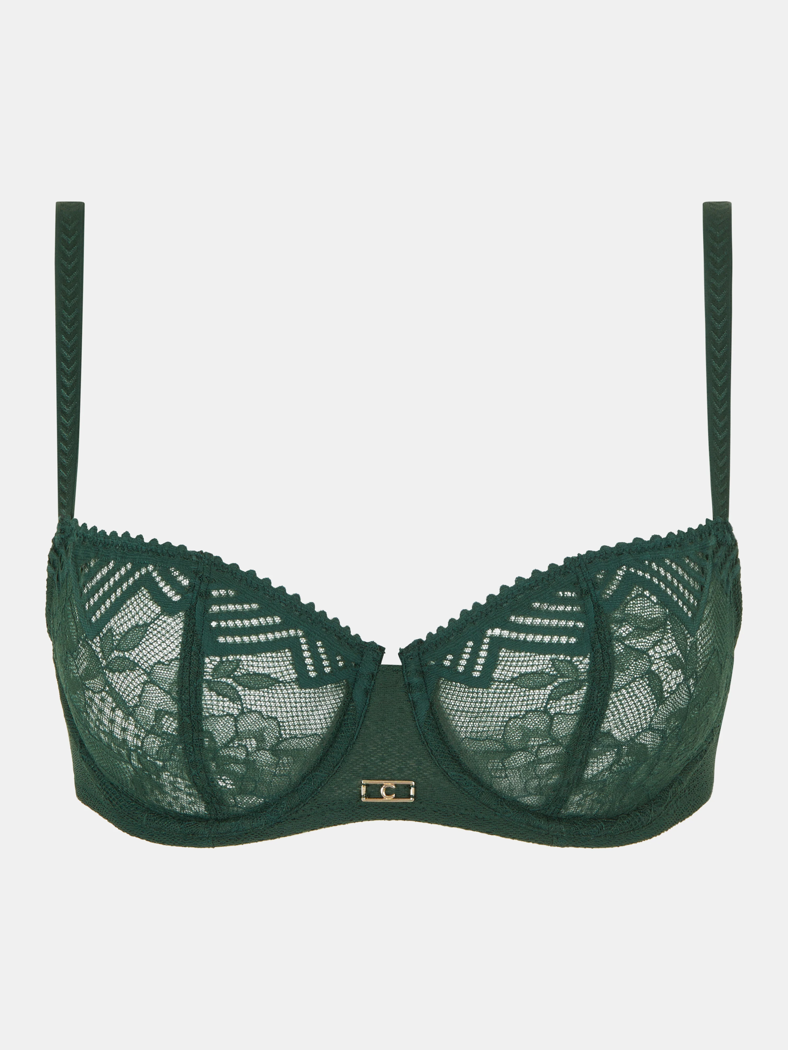 ORIGINS - Soutien-gorge corbeille en dentelle | Vert