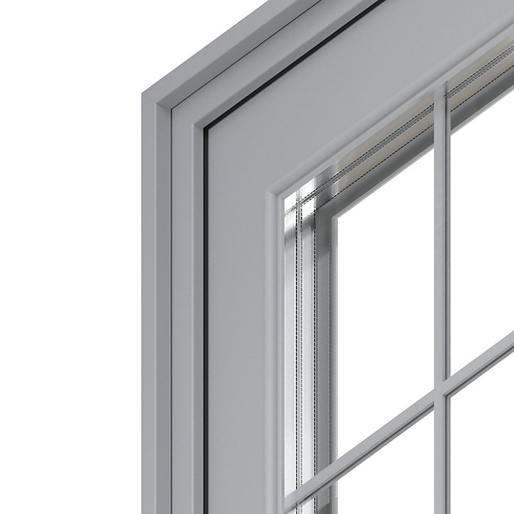 Tapée d'isolation pour porte acier gris clair 100 mm Radex