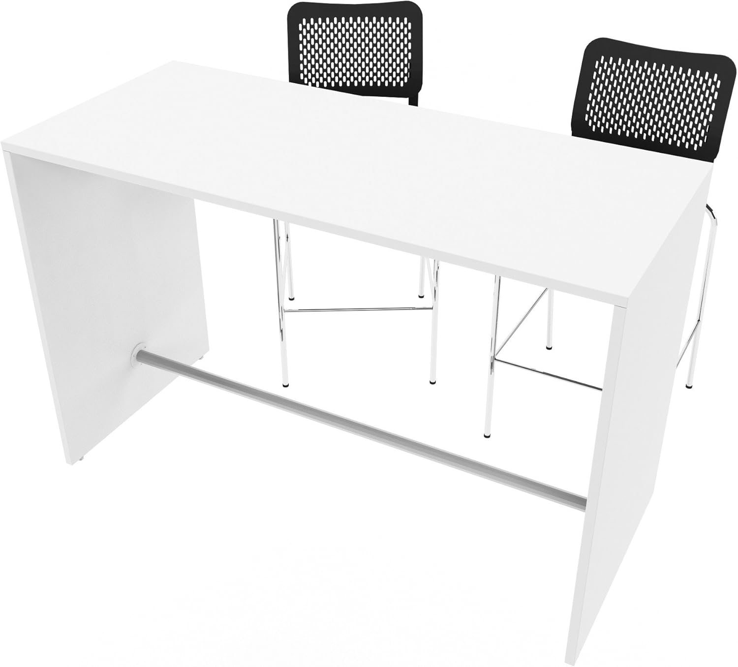 Stehtisch Light 160 x 70 cm groß im edlen Weiß Bartisch Tresentisch Theke