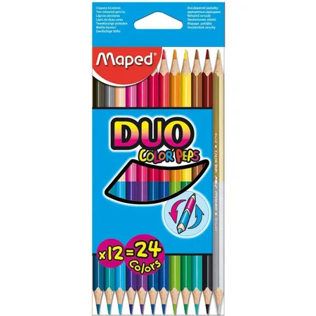 Maped Buntstifte COLOR’PEPS Duo, 12 Stück