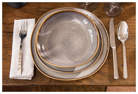 like. Speiseteller LAVE BEIGE 28 cm beige/ grau