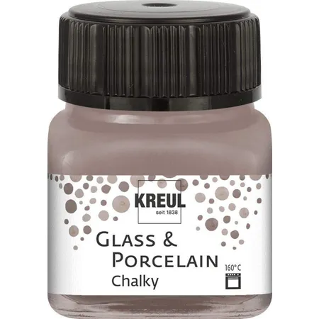 KREUL Glass & Porcelain Chalky, mild mocca, 20 ml