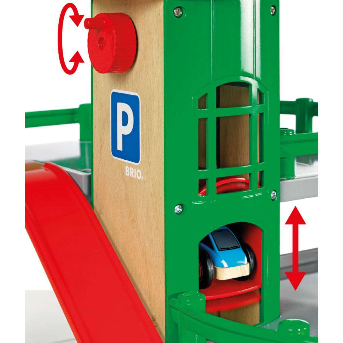 BRIO Spiel Parkhaus, Straßen&Schienen