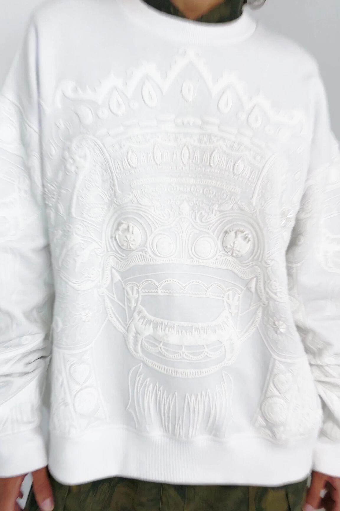 Sweat-shirt oversize balinais