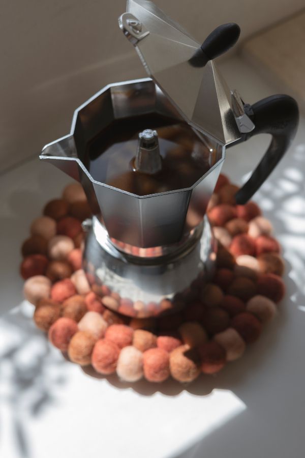 Percolator, 3 kops, aluminium, rvs