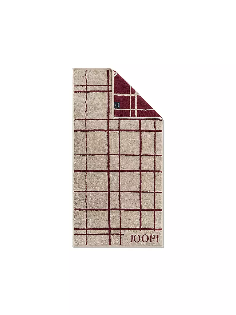 JOOP Handtuch SELECT LAYER 50x100cm Rouge dunkelrot
