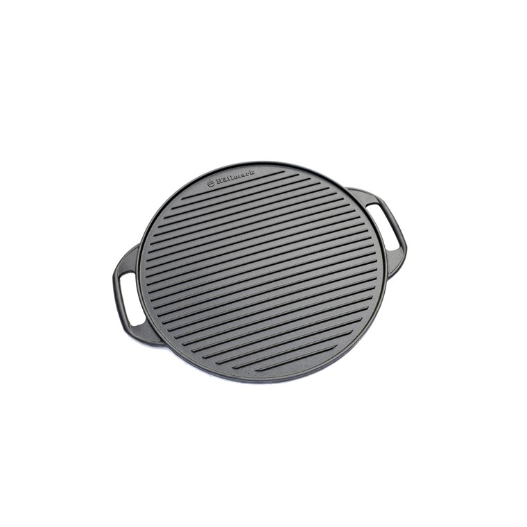 Hällmark Cast Iron Grill Pan Ø 42 Cm Black 42 Cm