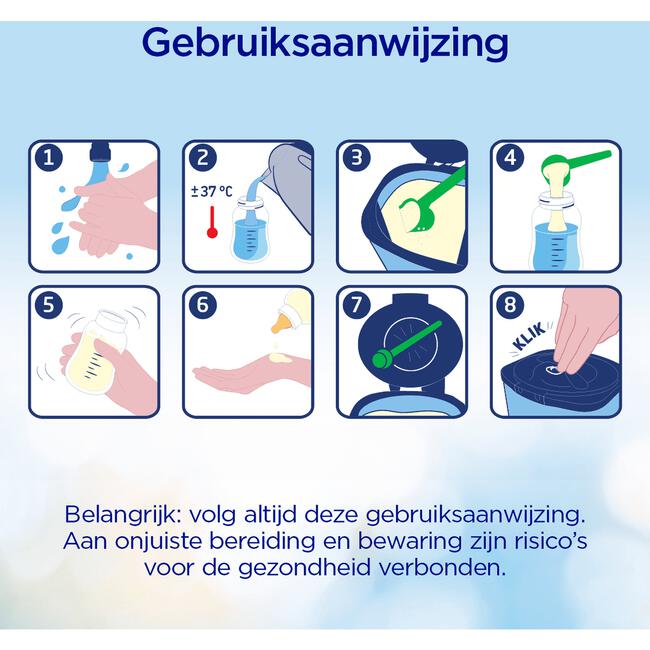 Nutrilon 1 Zuigelingenvoeding 0-6 Maanden Sachet 23 GR
