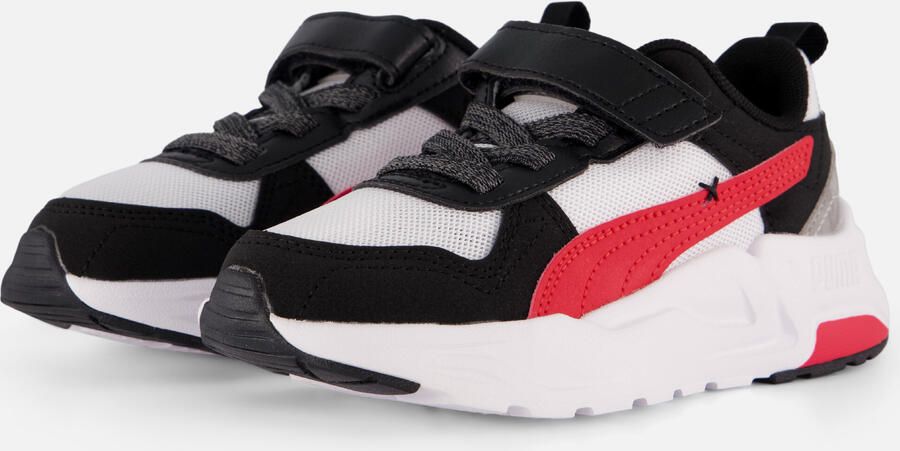 PUMA Trinity 2 LT Mid 90 PS kinder sneakers wit zwart