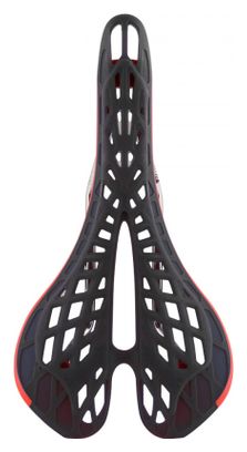 Selle Tioga Spyder TwinTail 2 Titane Noir/Rouge