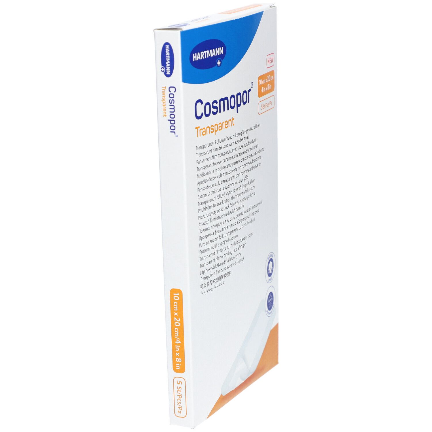 COSMOPOR transparent Folienverband 10x20 cm steril