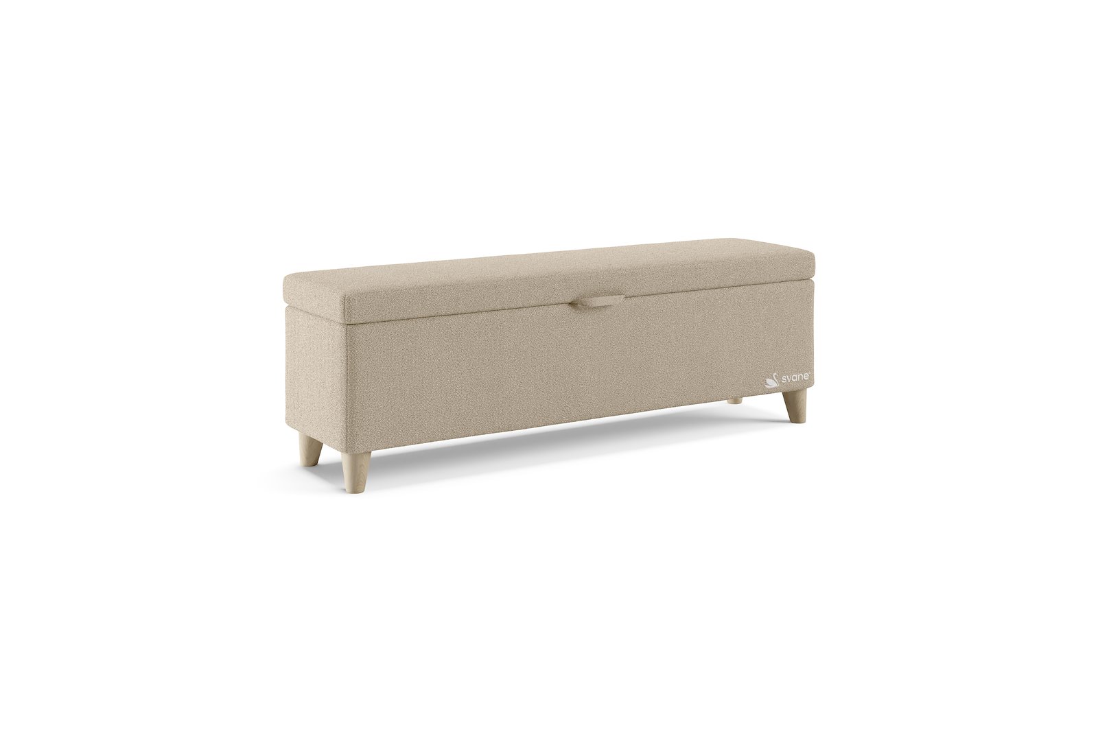 Opera sengebenk Tekstil Dream Sand med cone ben 14cm Oak