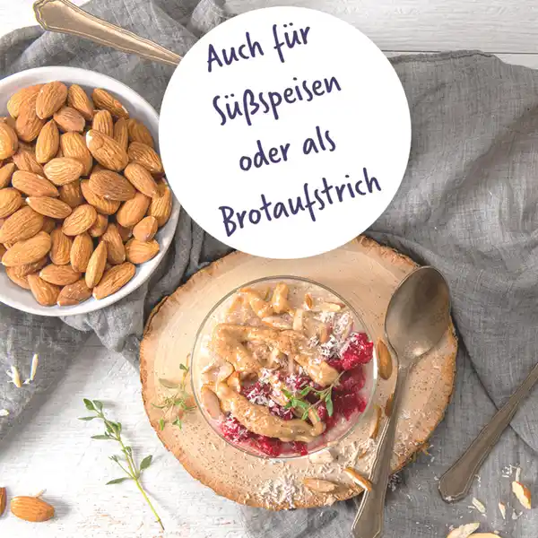 Mandelmus weiß