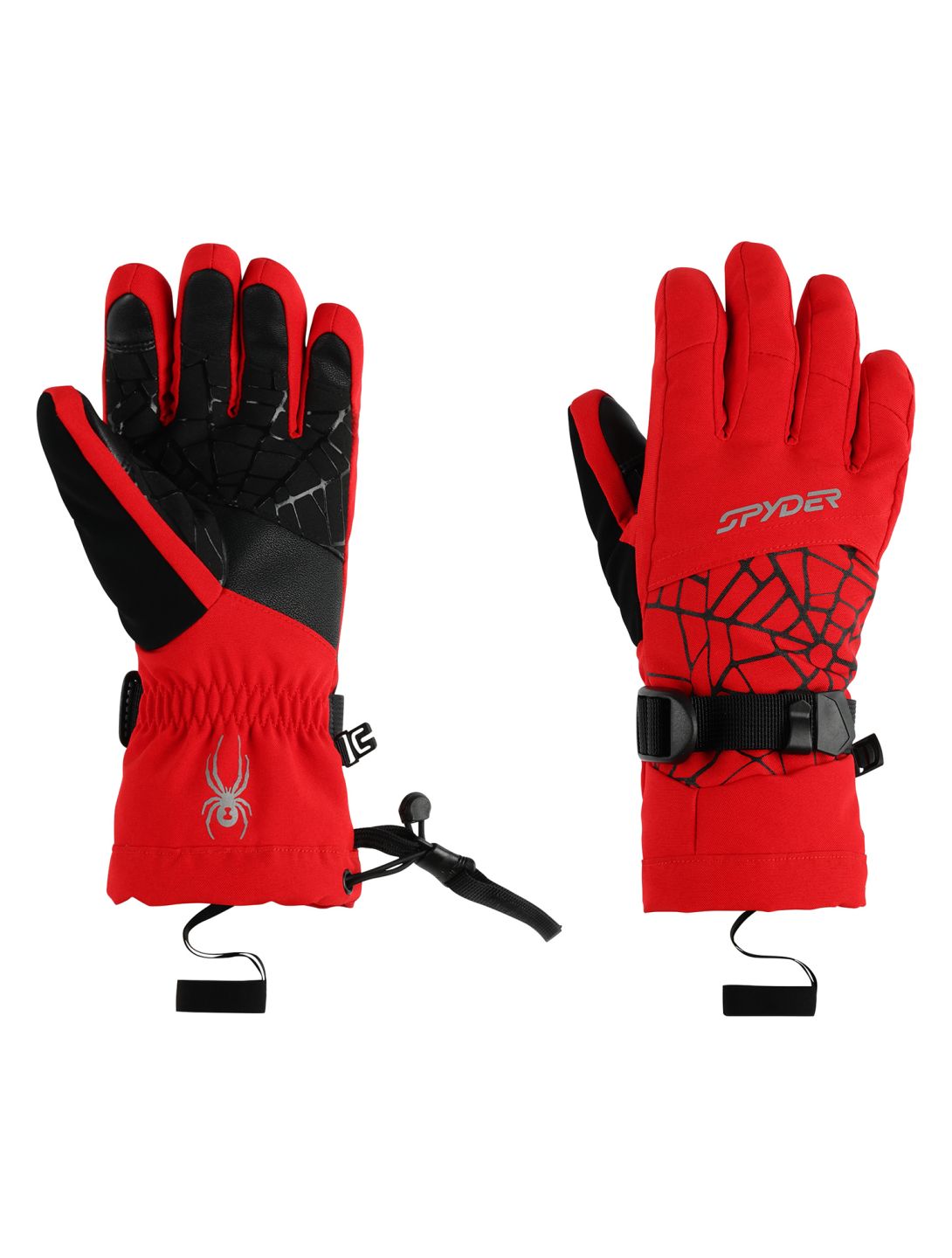 Overweb skihandschoenen kinderen
