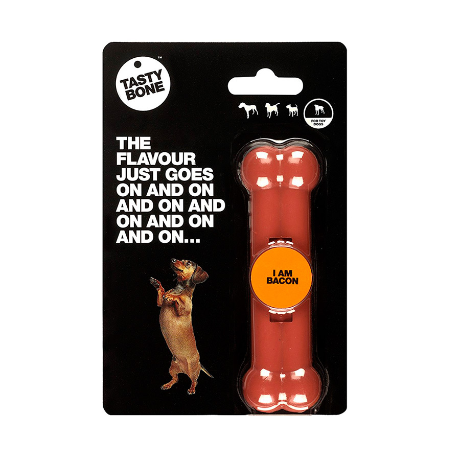 Osso mastigável Tastybone sabor bacon para cães