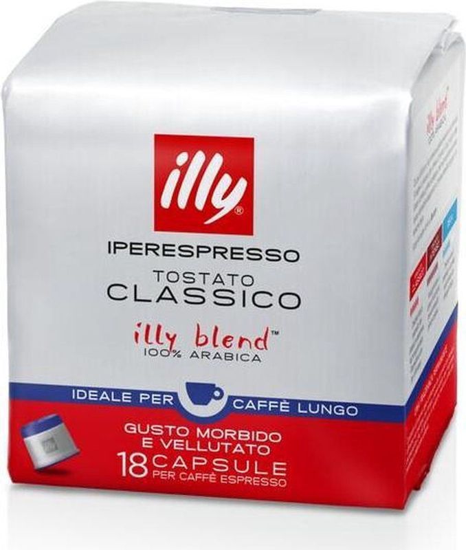 Illy - Iperespresso Lungo - Koffiecups - Blauw - 18 Stuks