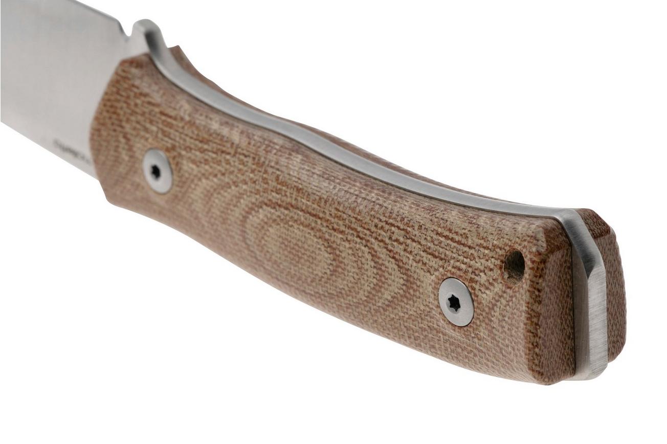 LionSteel M4-CVN M390, natural canvas micarta