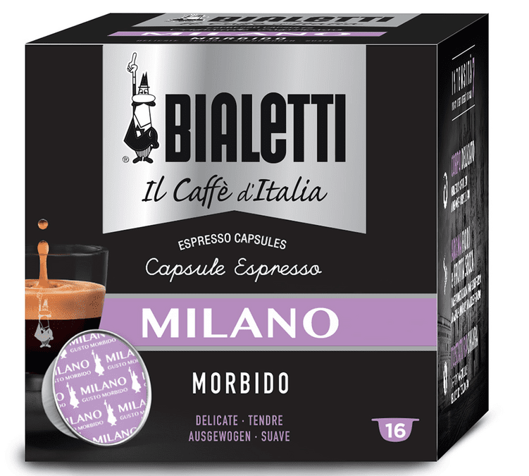 16 Capsules Mokespresso 'Milano' 100% Arabica - Bialetti