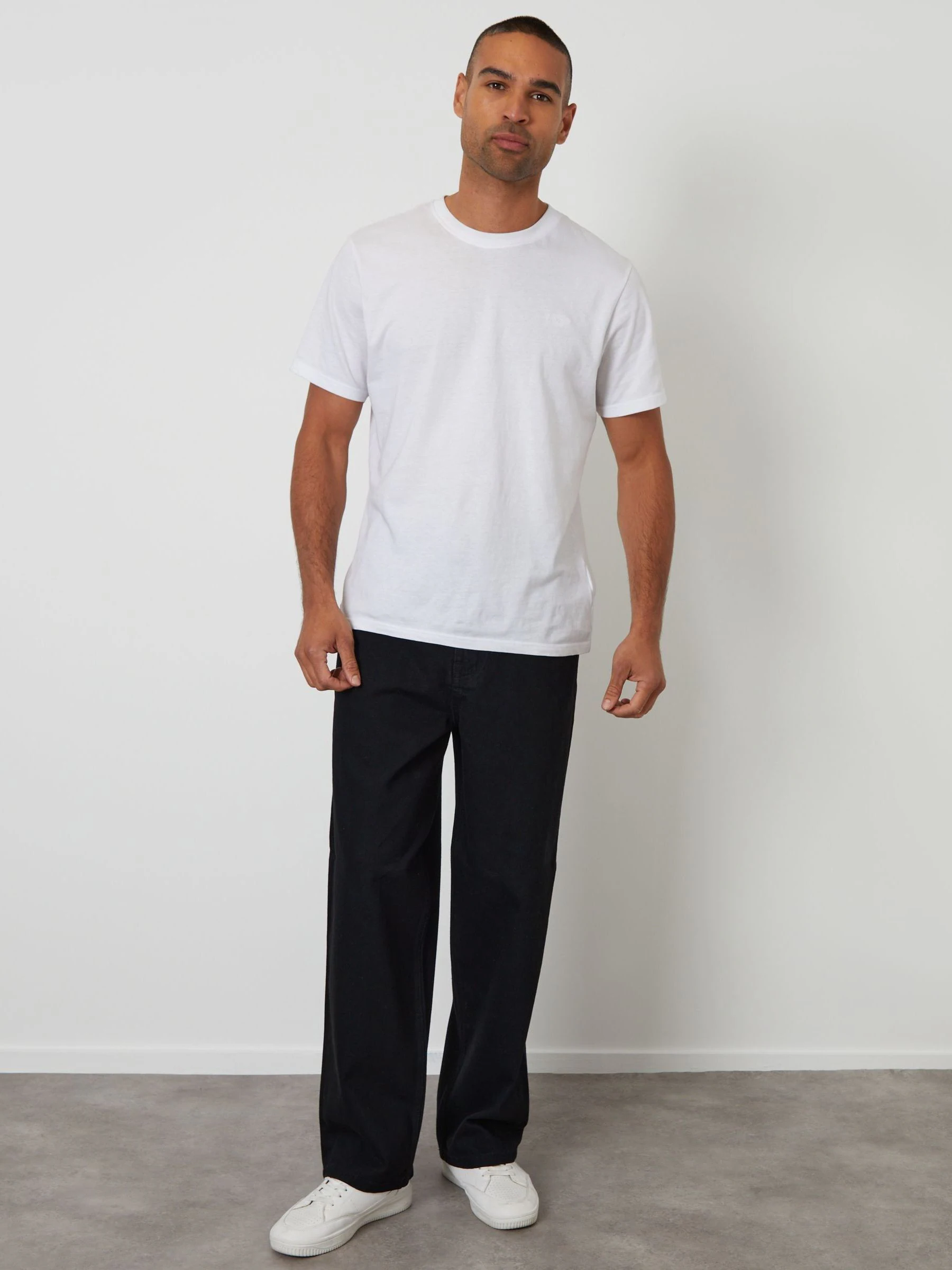 Zwart - Threadbare Baggy Fit Jeans