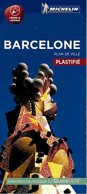 MICHELIN - PLAN DE VILLE BARCELONE PLASTIFIE