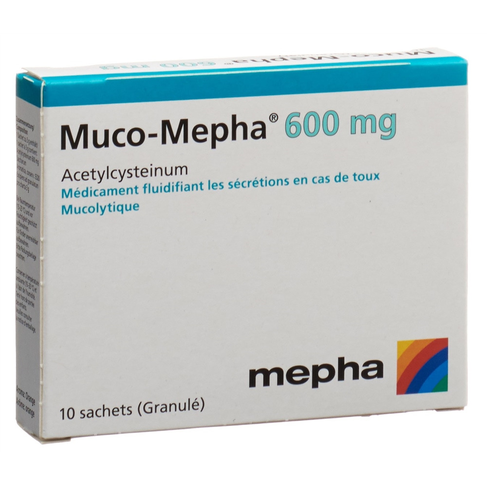 MUCO Mepha Gran 600 mg Btl 10 Stk