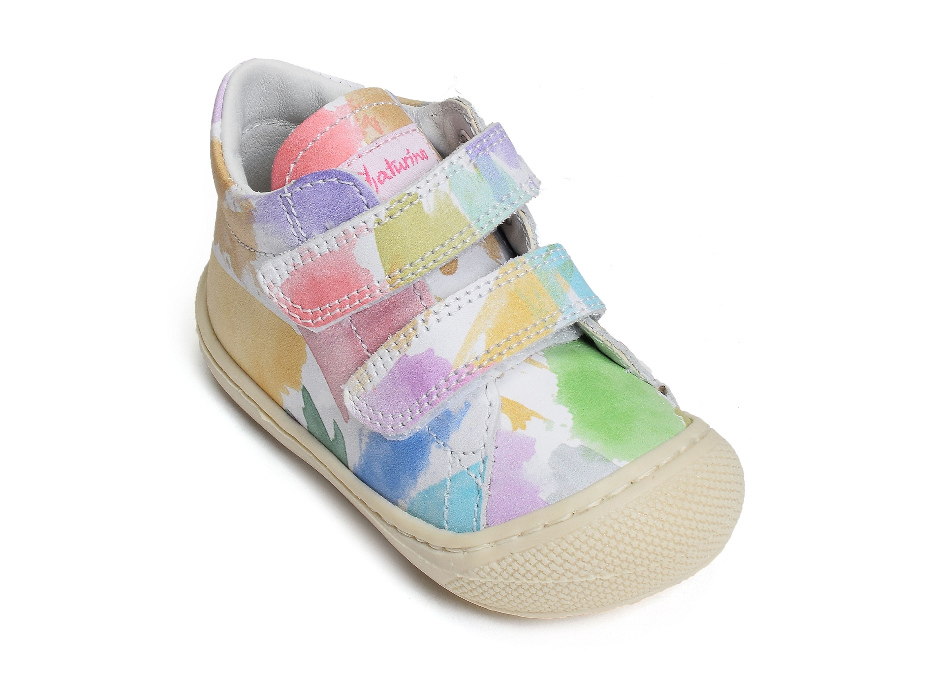 Cocoon girl velcro fantaisie blanc multicolore