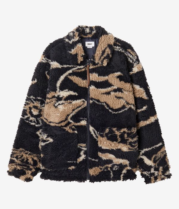 Obey Mushroom Sherpa Jacke (dark navy multi)
