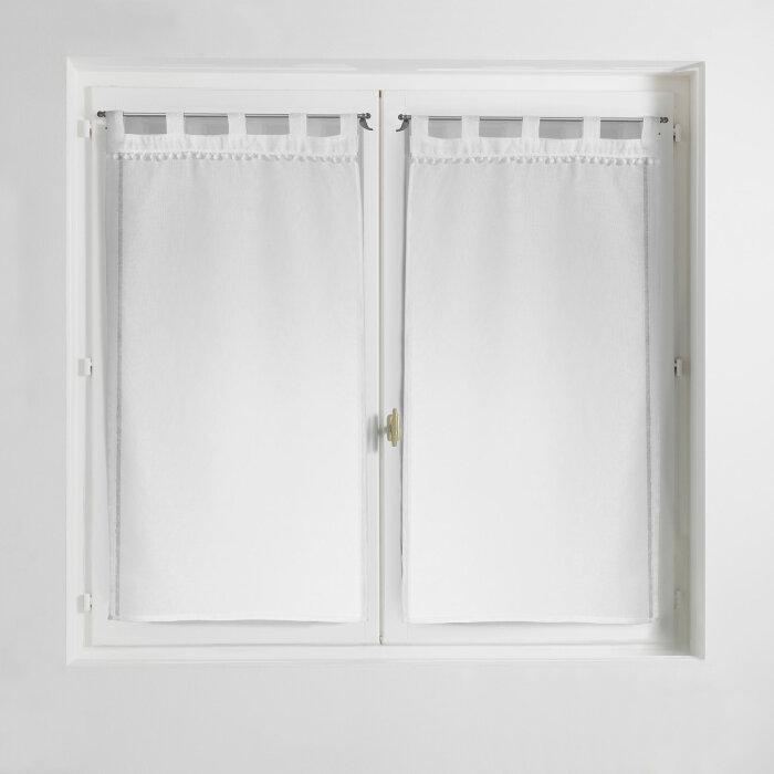 PAIRE DROITE PASSANTS 2X60X120CM VOILE SABLE POUPETTE