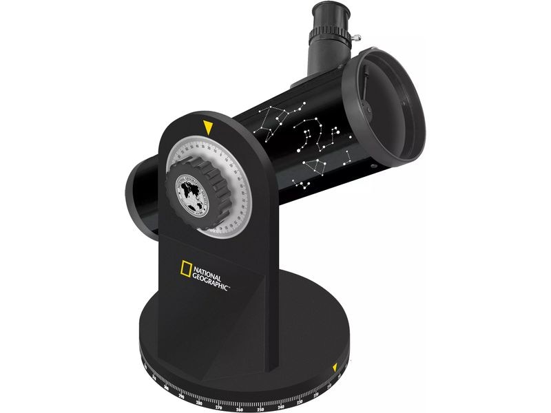 National Geographic Kompakt-Teleskop 76/350 Spiegelteleskop mit lichtstarker Optik