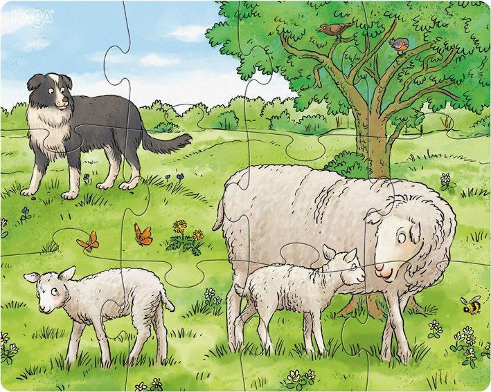 Puzzle BAUERNHOFKINDER 12/15/18-teilig